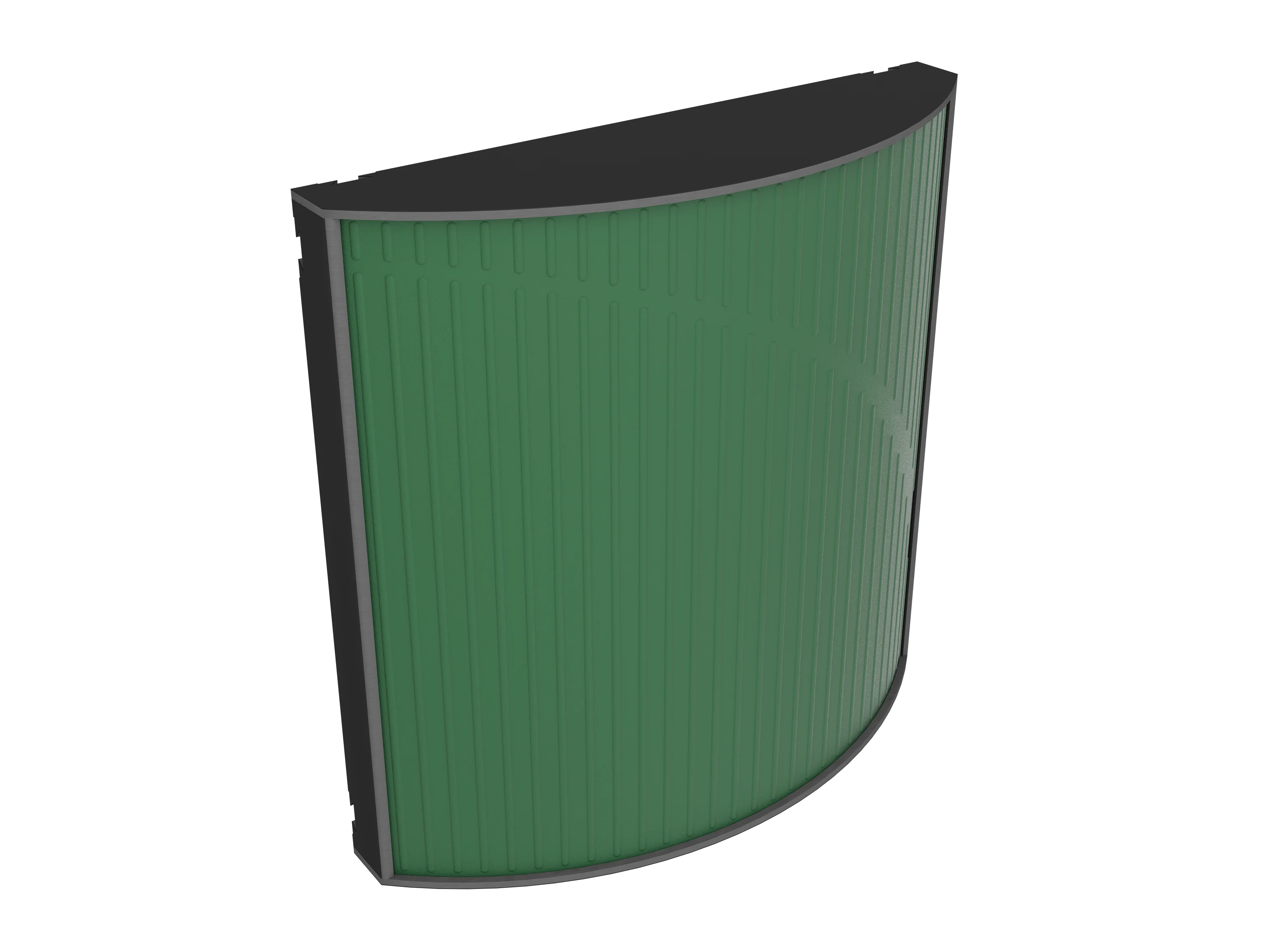 Vicoustic Cinema Round Ultra VMT Sound Absorbing Acoustic Panel in Musk Green and Black Matte