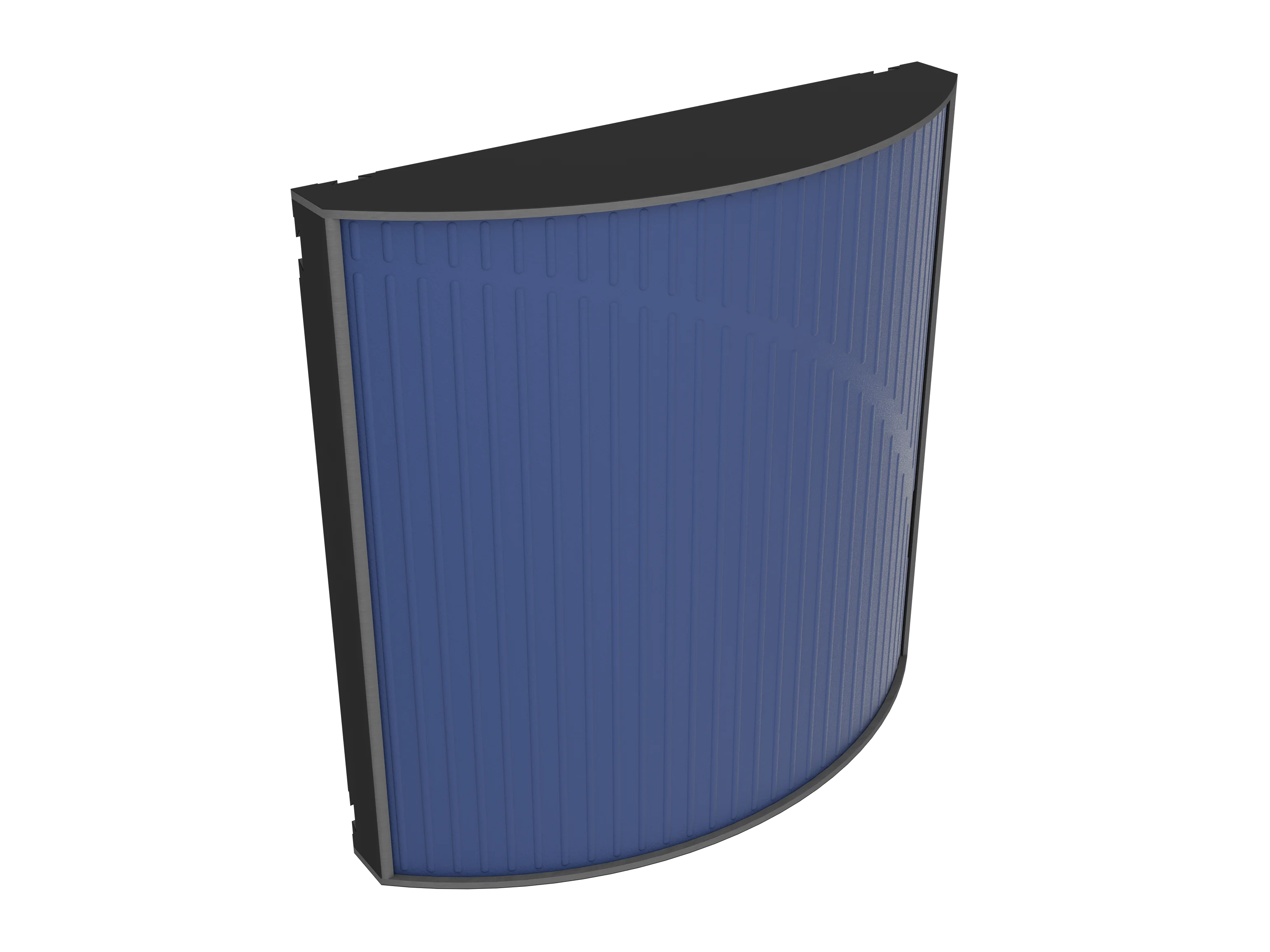 Vicoustic Cinema Round Ultra VMT Sound Absorbing Acoustic Panel in Blue and Black Matte