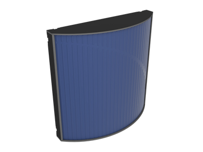 Vicoustic Cinema Round Ultra VMT Sound Absorbing Acoustic Panel in Blue and Black Matte