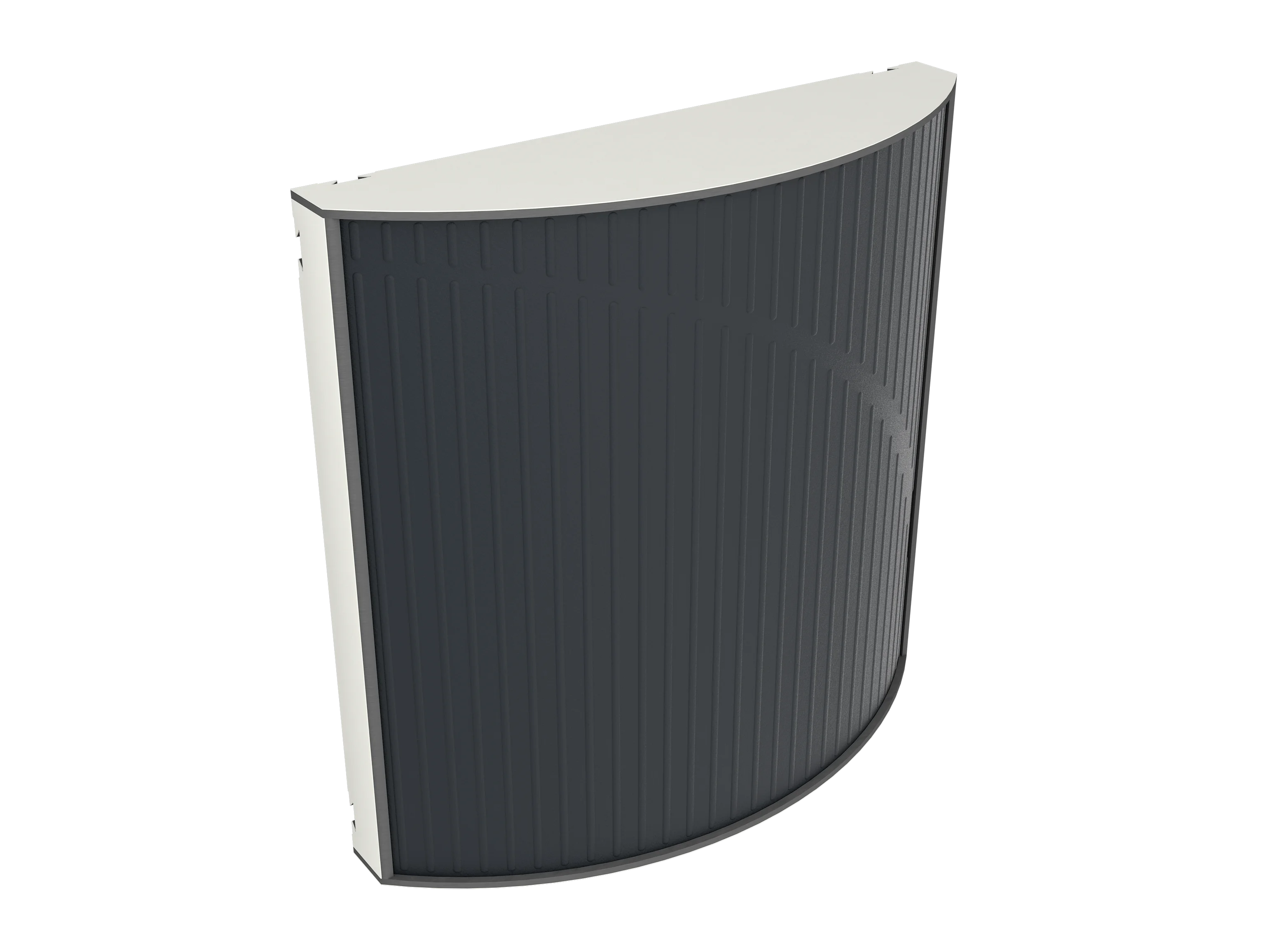 Vicoustic Cinema Round Ultra VMT Sound Absorbing Acoustic Panel in Black and White Matte