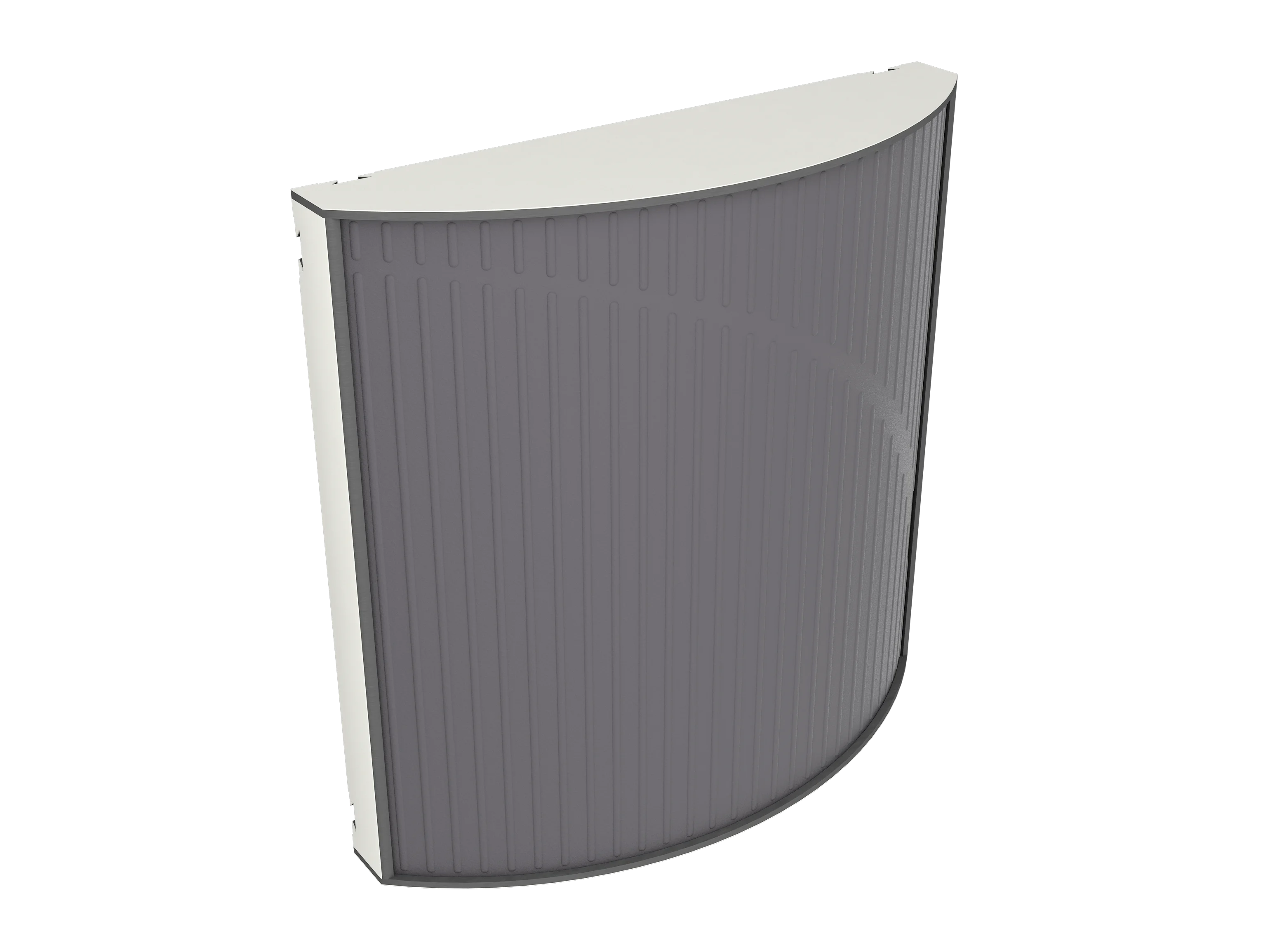 Vicoustic Cinema Round Ultra VMT Sound Absorbing Acoustic Panel in Grey and White Matte