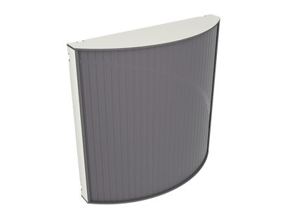 Vicoustic Cinema Round Ultra VMT Sound Absorbing Acoustic Panel in Grey and White Matte