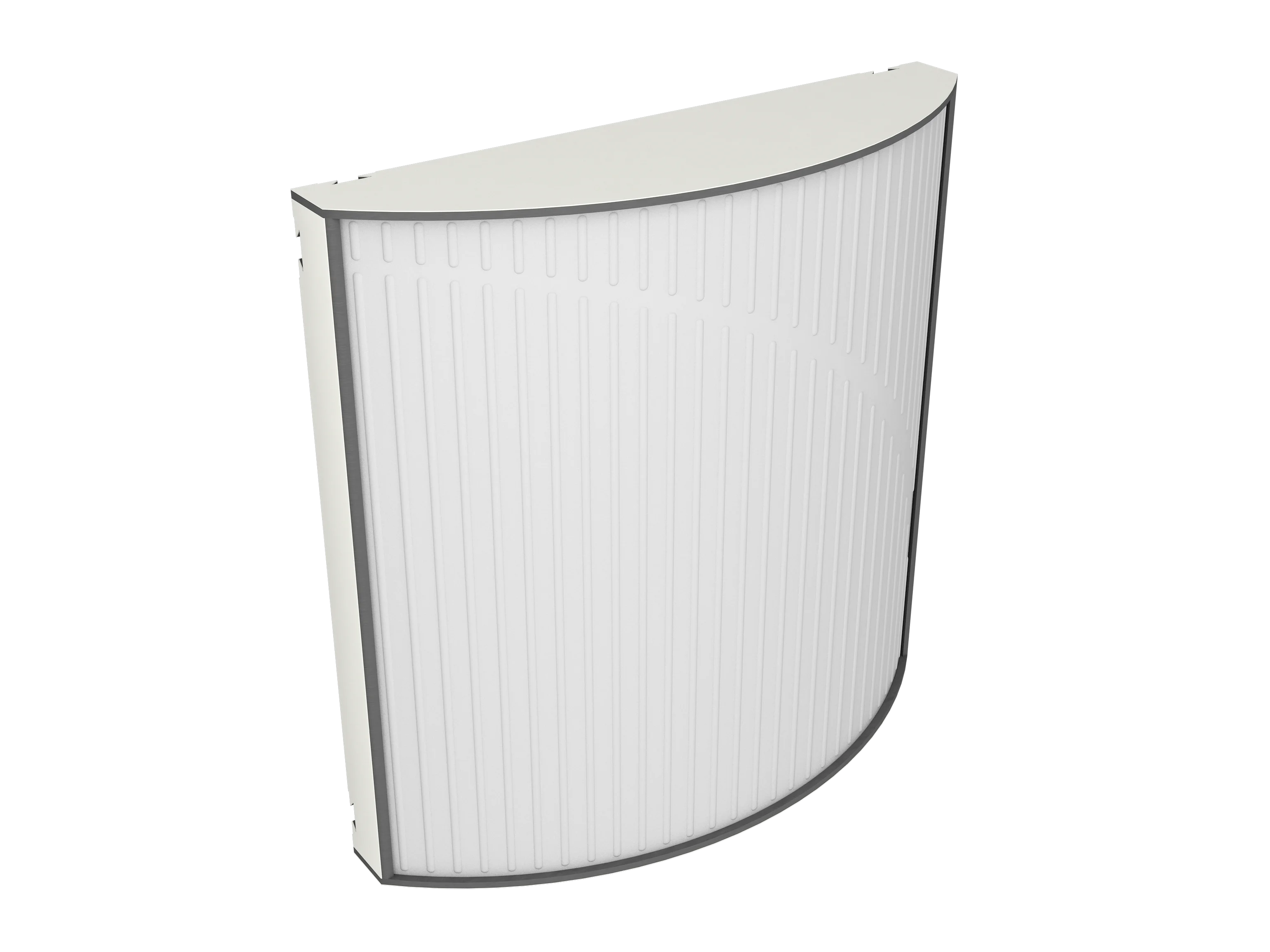 Vicoustic Cinema Round Ultra VMT Sound Absorbing Acoustic Panel in Natural White and White Matte