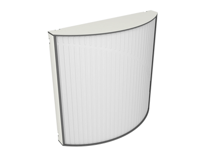 Vicoustic Cinema Round Ultra VMT Sound Absorbing Acoustic Panel in Natural White and White Matte