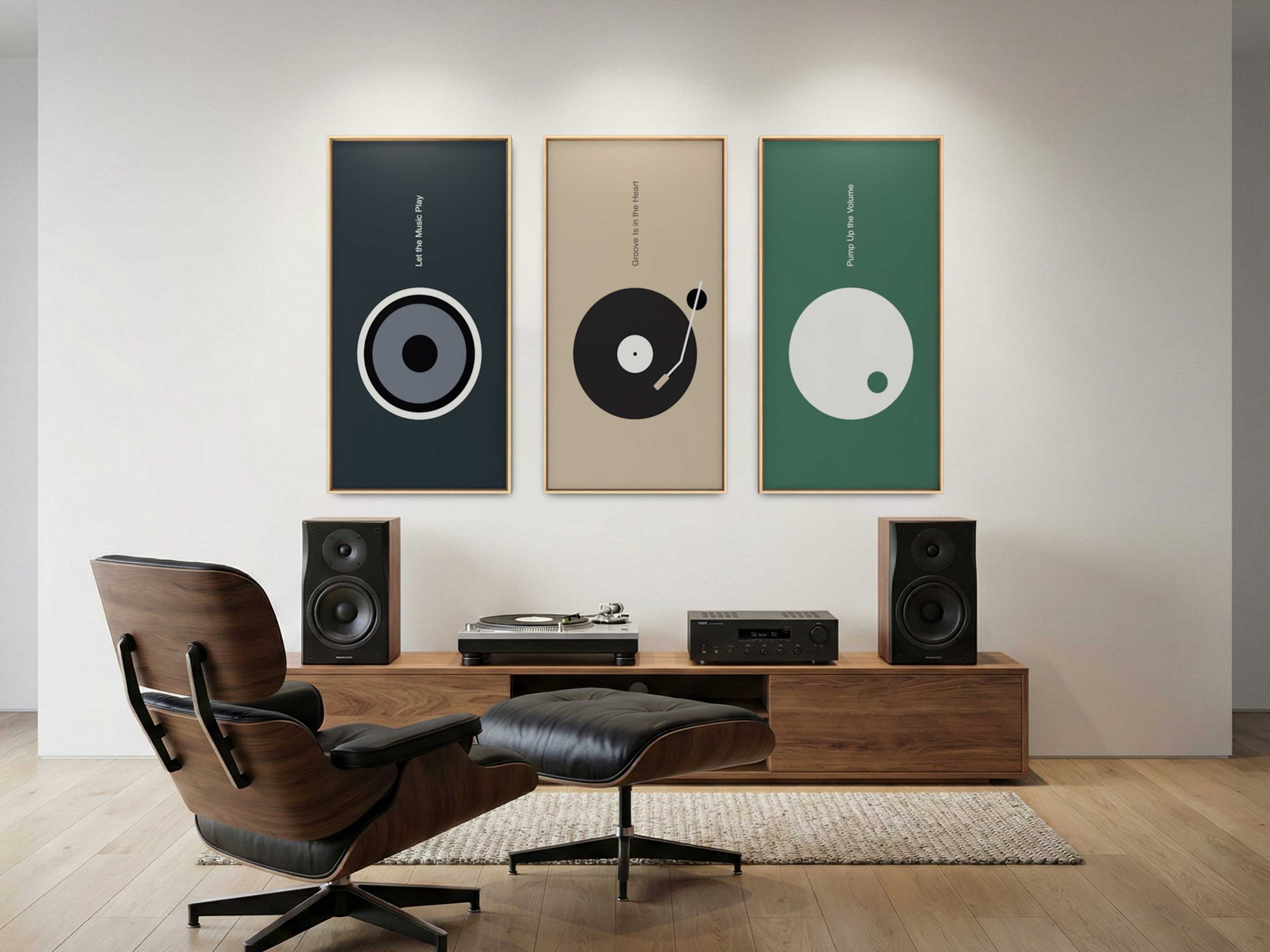EVALA 『ACOUSTIC BEND』 Echo Frame Music Acoustic Sound Absorbing Art Panel – Vicoustic