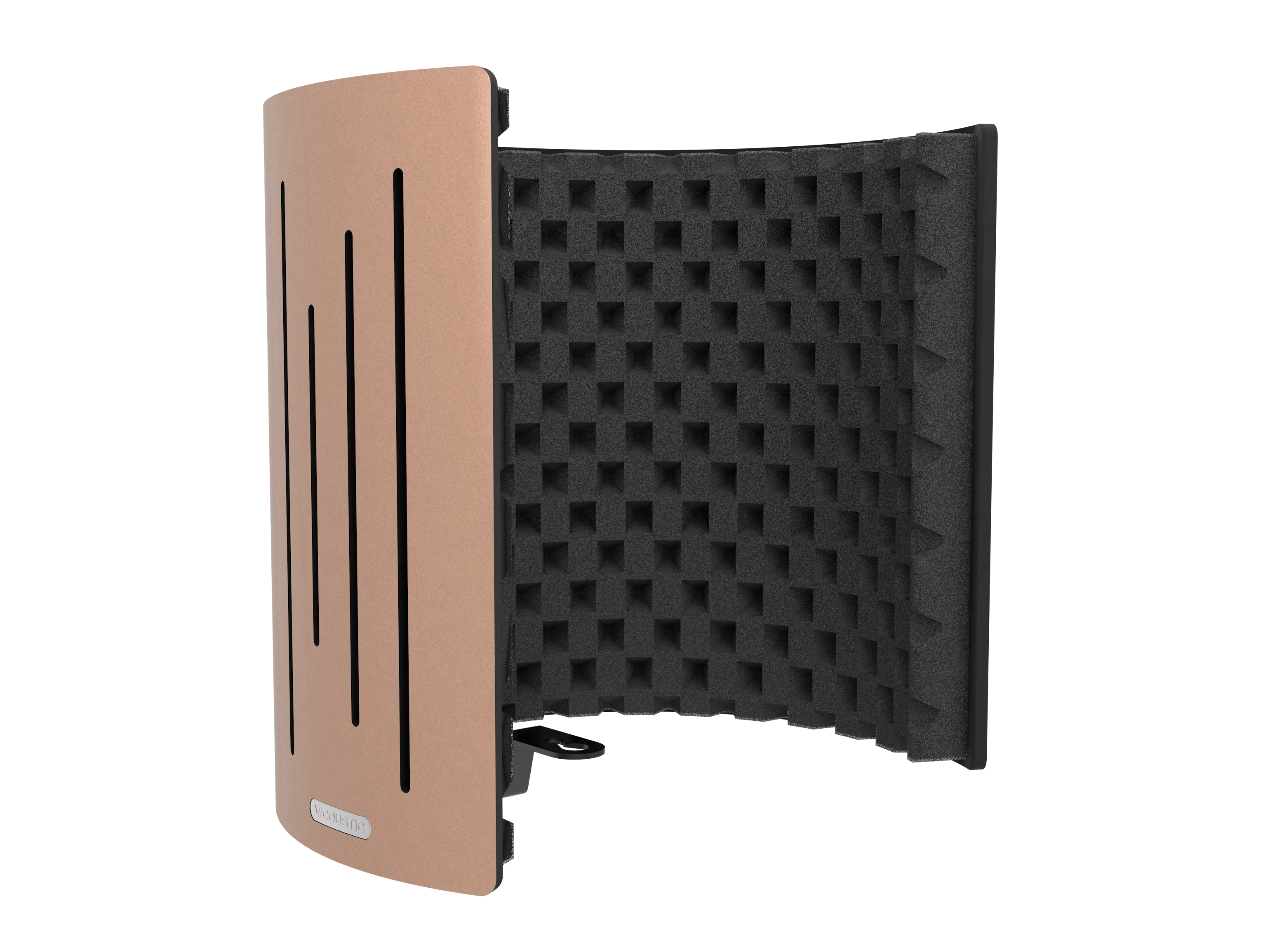Vicoustic Flexi Screen Ultra MKII Sound Absorbing Acoustic Panel Shield in Metallic Copper