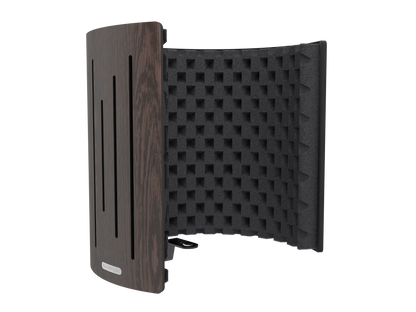 Vicoustic Flexi Screen Ultra MKII Sound Absorbing Acoustic Panel Shield in Dark Wenge