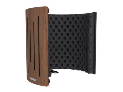 Vicoustic Flexi Screen Ultra MKII Sound Absorbing Acoustic Panel Shield in Natural Walnut