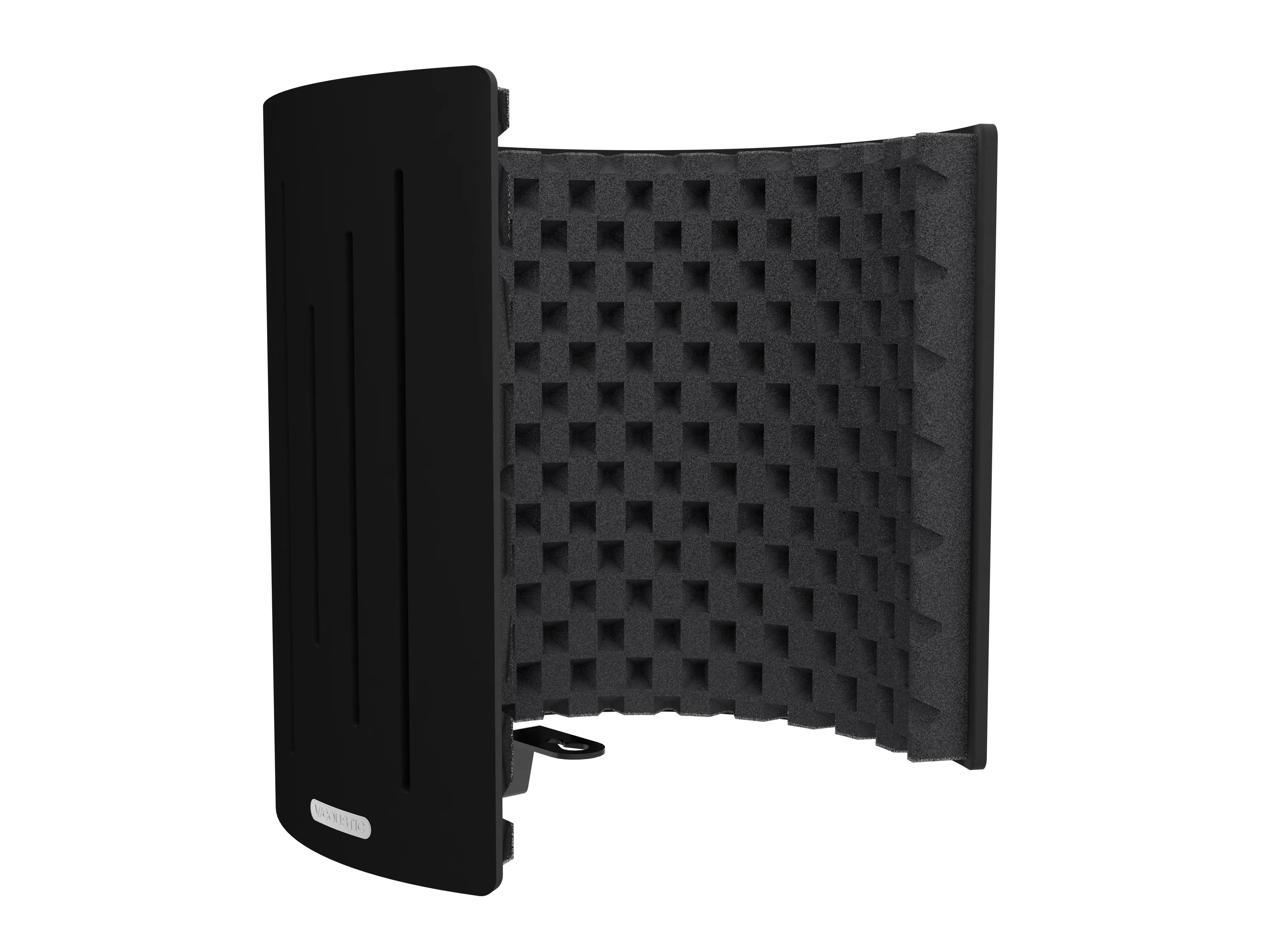 Vicoustic Flexi Screen Ultra MKII Sound Absorbing Acoustic Panel Shield in Black Matte