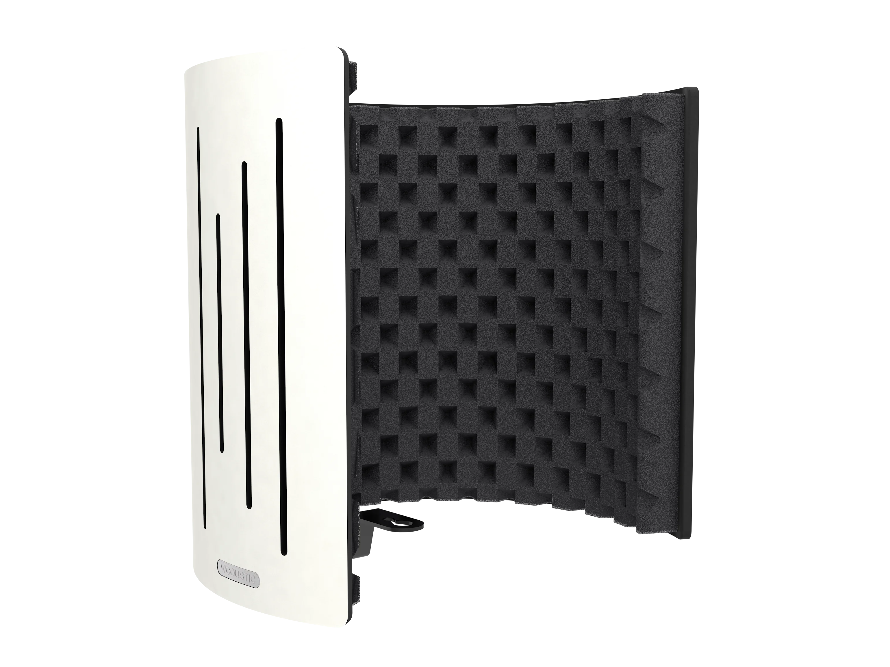 Vicoustic Flexi Screen Ultra MKII Sound Absorbing Acoustic Panel Shield in White Matte
