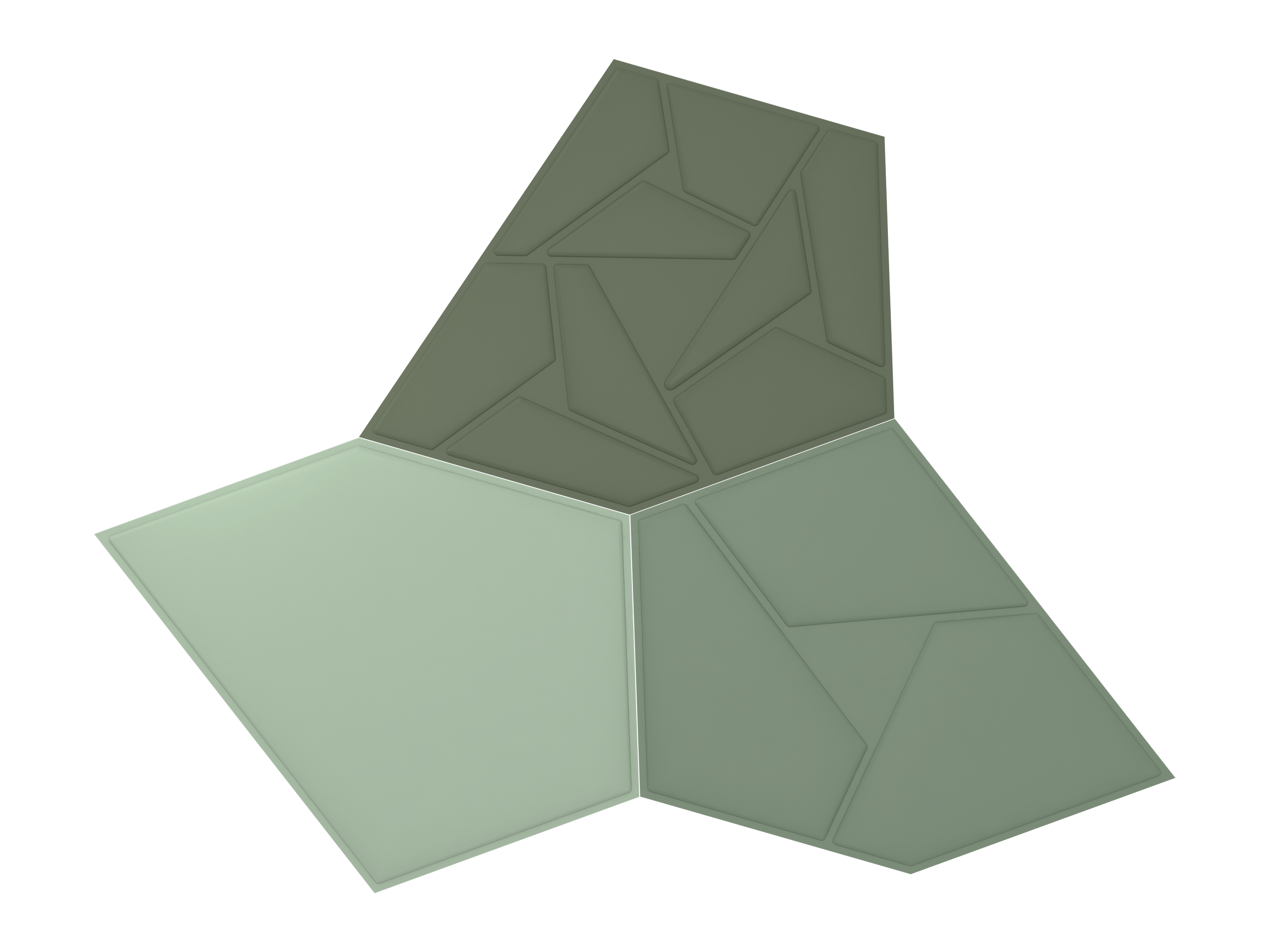 Vicoustic GEN_VMT Penray 01 Panels Sound Absorbing Acoustic Panel in Moss Green