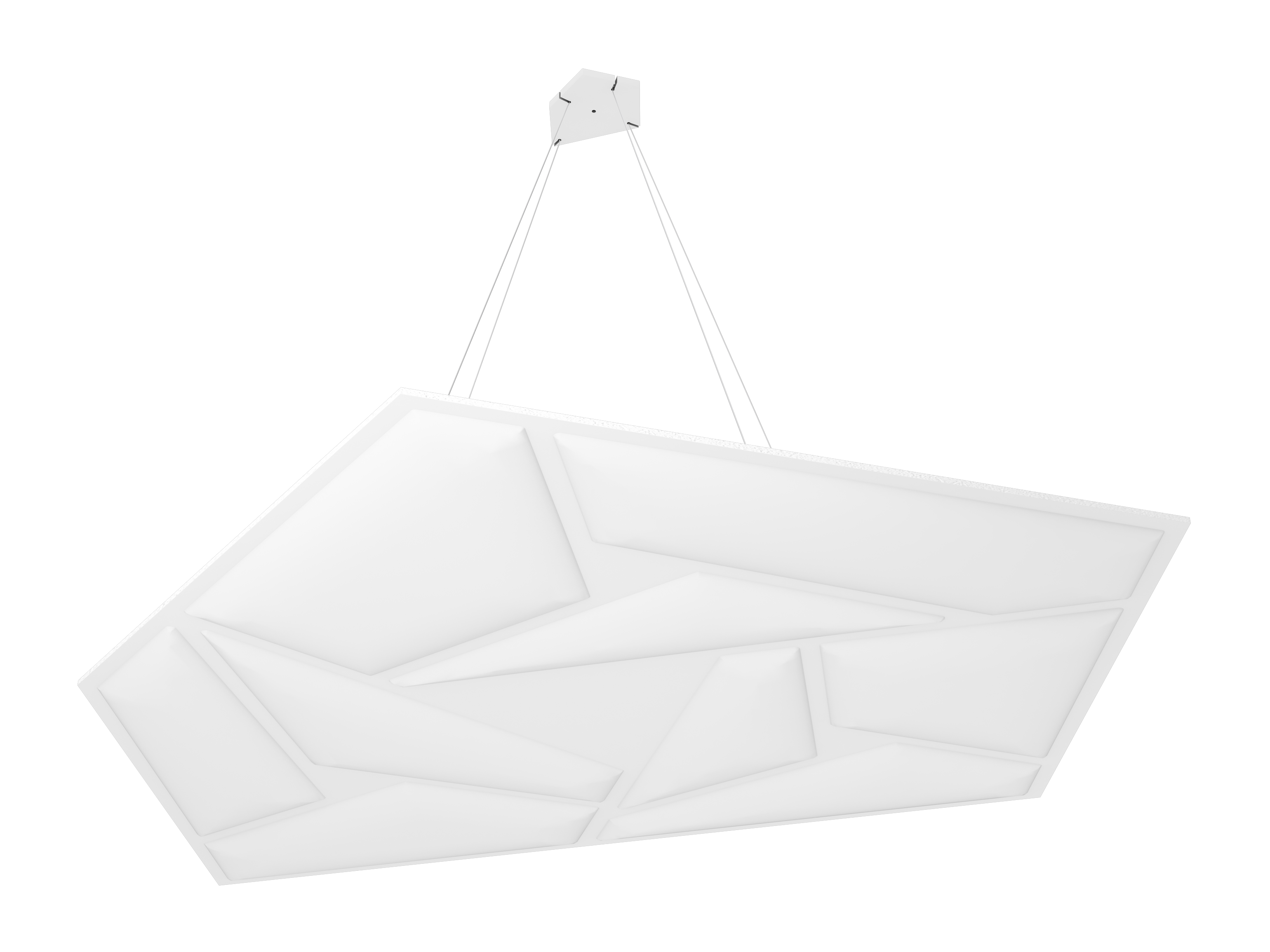 Vicoustic GEN_VMT Penray 01 Cloud Sound Absorbing Suspended Acoustic Panel in White