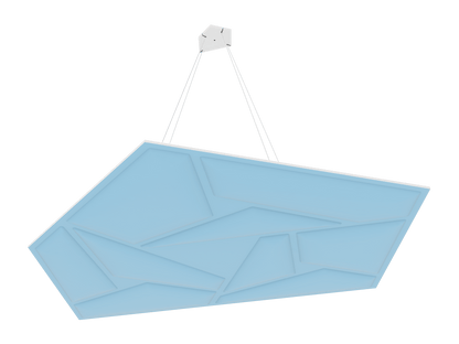 Vicoustic GEN_VMT Penray 01 Cloud Sound Absorbing Suspended Acoustic Panel in Bondi Blue 1