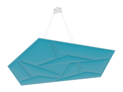 Vicoustic GEN_VMT Penray 01 Cloud Sound Absorbing Suspended Acoustic Panel in Bondi Blue 2