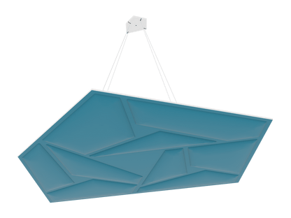 Vicoustic GEN_VMT Penray 01 Cloud Sound Absorbing Suspended Acoustic Panel in Bondi Blue 3