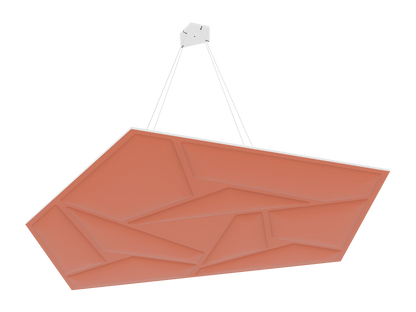 Vicoustic GEN_VMT Penray 01 Cloud Sound Absorbing Suspended Acoustic Panel in Coral 2