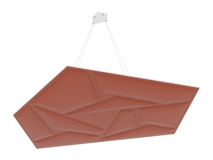 Vicoustic GEN_VMT Penray 01 Cloud Sound Absorbing Suspended Acoustic Panel in Coral 3