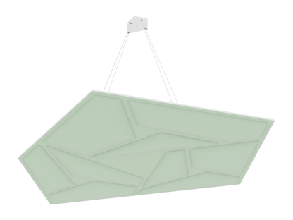 Vicoustic GEN_VMT Penray 01 Cloud Sound Absorbing Suspended Acoustic Panel in Moss Green 1