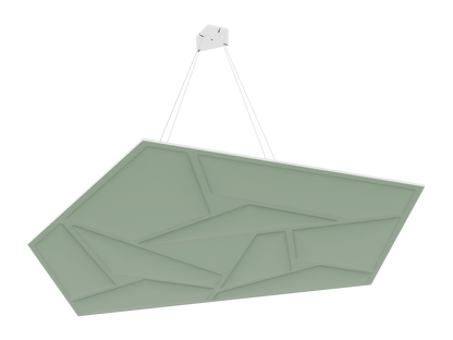 Vicoustic GEN_VMT Penray 01 Cloud Sound Absorbing Suspended Acoustic Panel in Moss Green 2