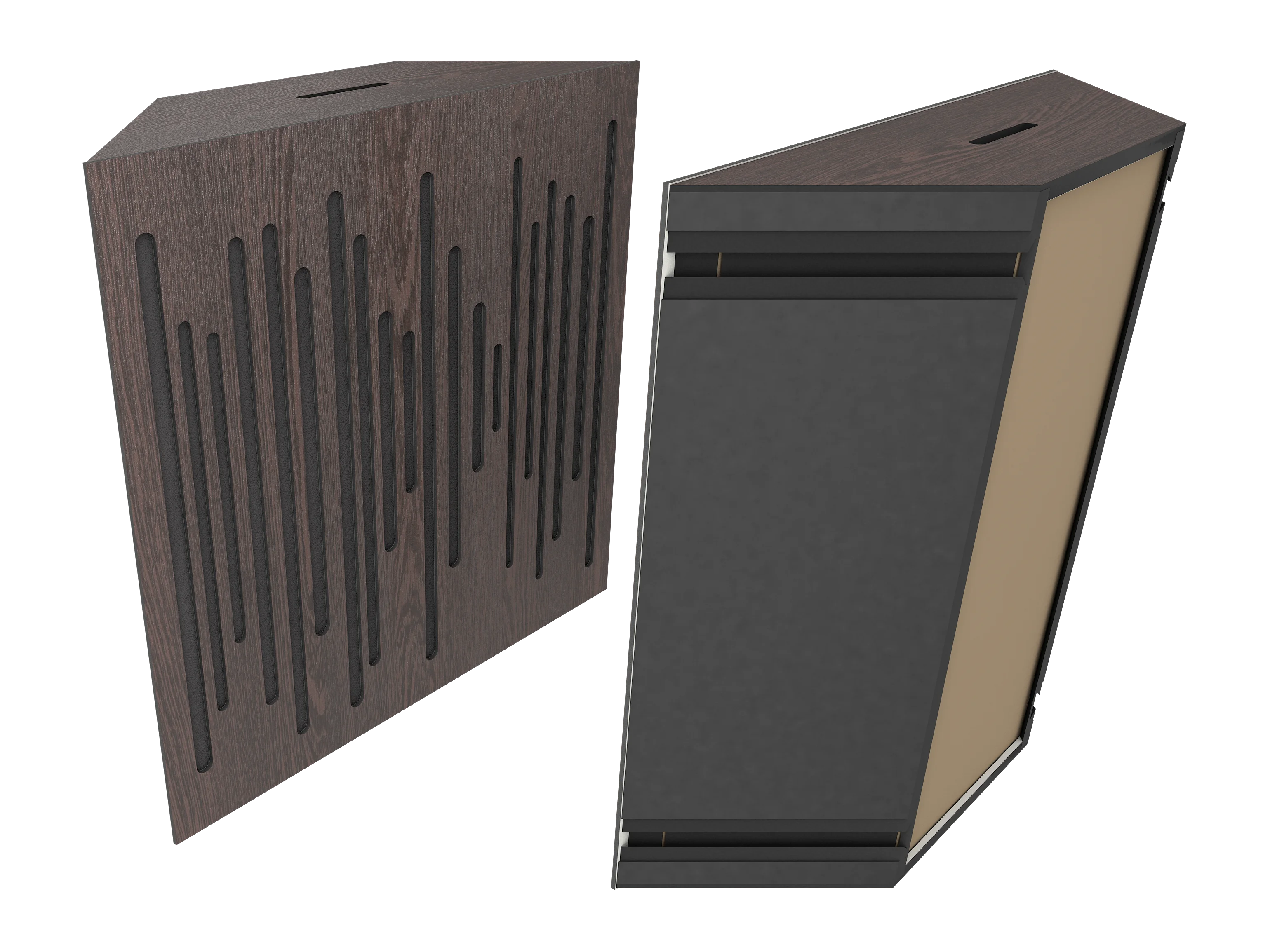 Vicoustic Super Bass Extreme Ultra Bass Trap Acoustic Panel in Dark Wenge