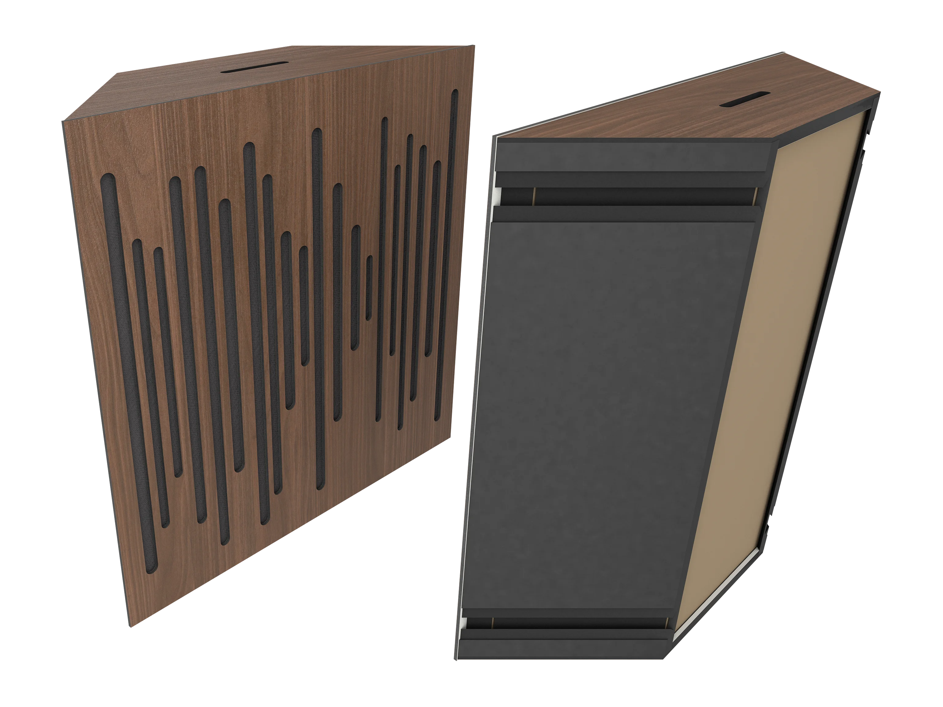 Vicoustic Super Bass Extreme Ultra Bass Trap Acoustic Panel in Dark Walnut