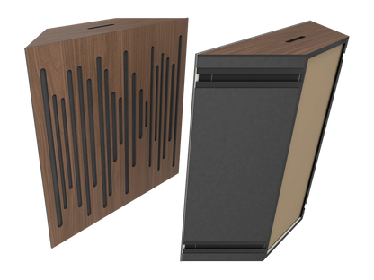Vicoustic Super Bass Extreme Ultra Bass Trap Acoustic Panel in Dark Walnut
