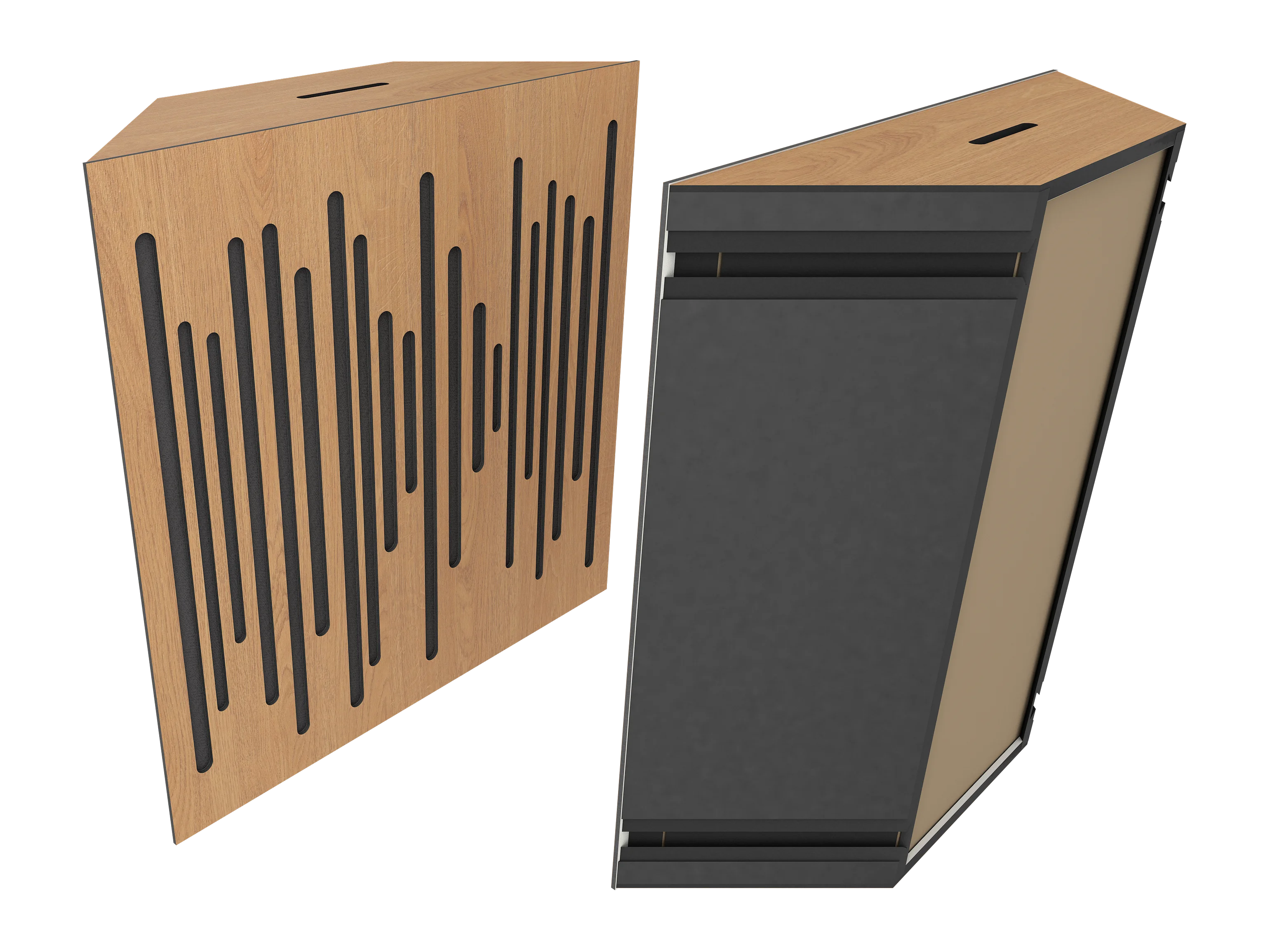 Vicoustic Super Bass Extreme Ultra Bass Trap Acoustic Panel in Natural Oak