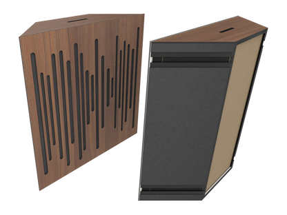 Vicoustic Super Bass Extreme Ultra Bass Trap Acoustic Panel in Natural Walnut