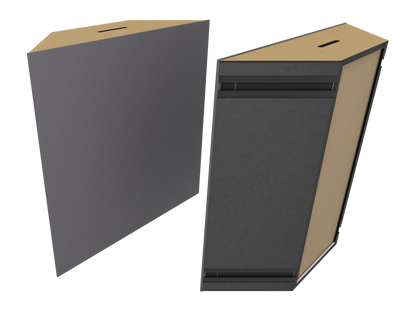 Vicoustic Super Bass Extreme Ultra VMT Bass Trap Acoustic Panel in Grey and Metallic Gold