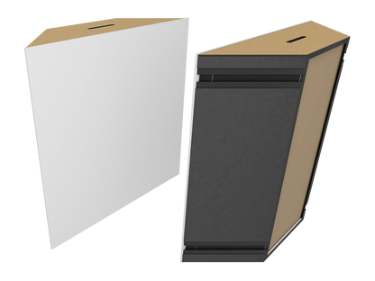 Vicoustic Super Bass Extreme Ultra VMT Bass Trap Acoustic Panel in Natural White and Metallic Gold