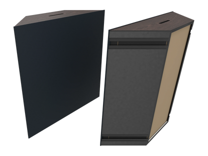 Vicoustic Super Bass Extreme Ultra VMT Bass Trap Acoustic Panel in Black and Dark Wenge