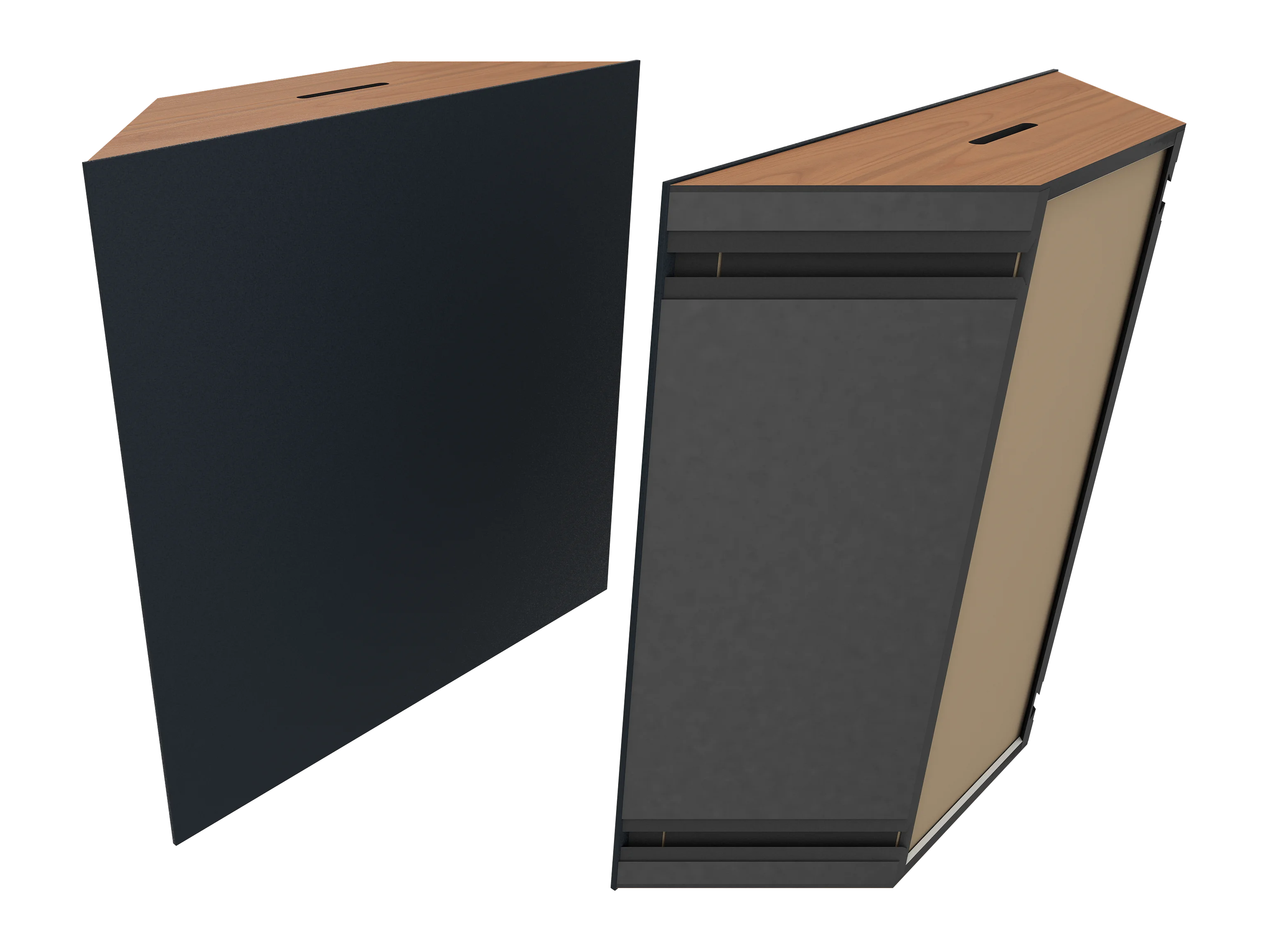 Vicoustic Super Bass Extreme Ultra VMT Bass Trap Acoustic Panel in Black and Locarno Cherry