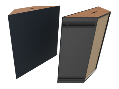 Vicoustic Super Bass Extreme Ultra VMT Bass Trap Acoustic Panel in Black and Locarno Cherry