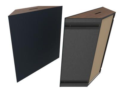 Vicoustic Super Bass Extreme Ultra VMT Bass Trap Acoustic Panel in Black and Dark Walnut