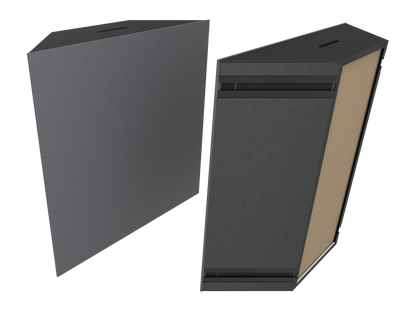 Vicoustic Super Bass Extreme Ultra VMT Bass Trap Acoustic Panel in Grey and Black Matte