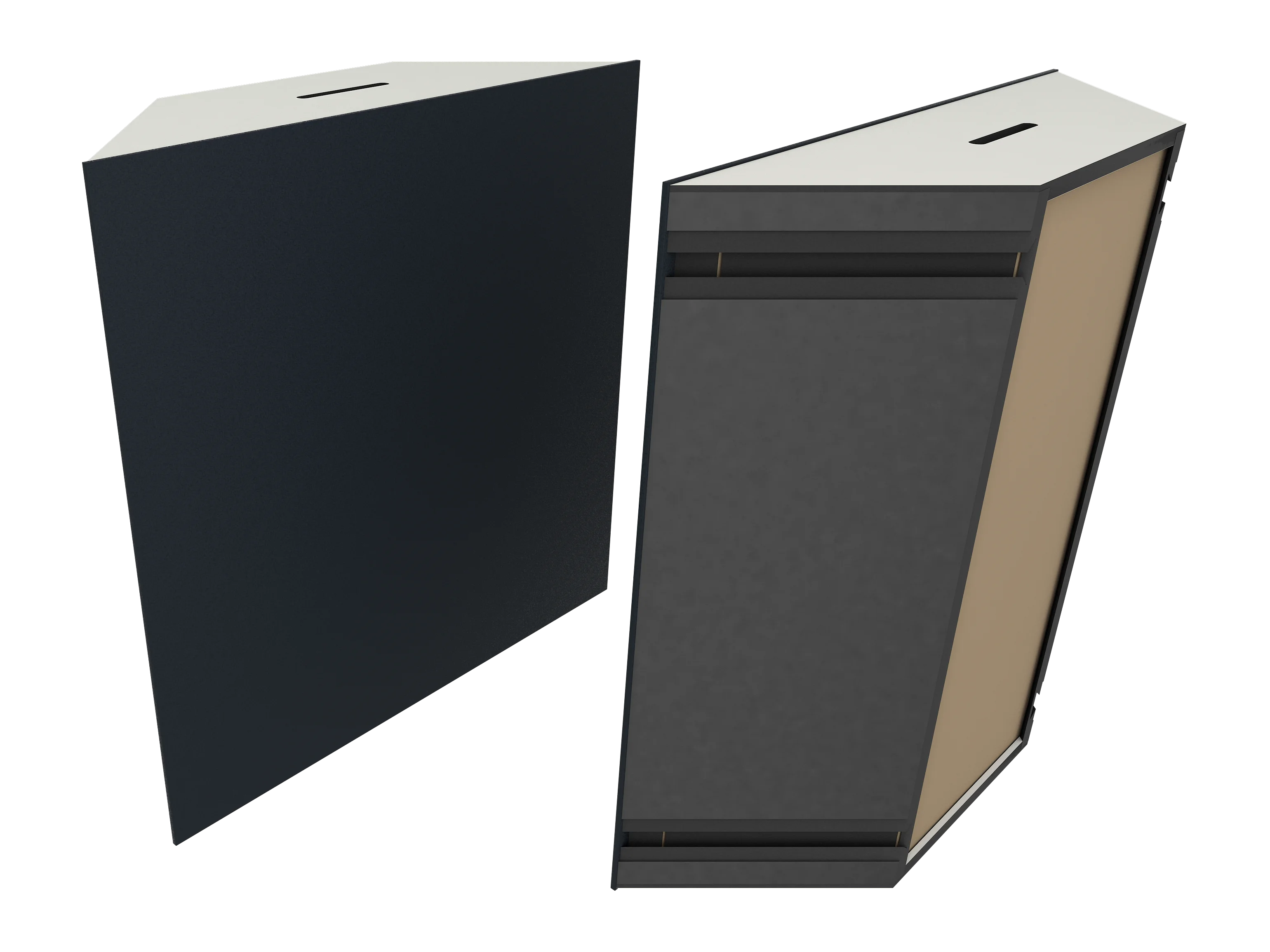 Vicoustic Super Bass Extreme Ultra VMT Bass Trap Acoustic Panel in Black and White Matte