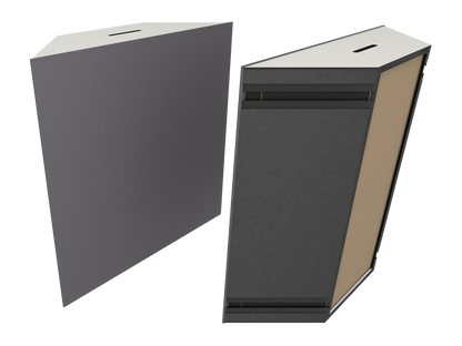 Vicoustic Super Bass Extreme Ultra VMT Bass Trap Acoustic Panel in Grey and White Matte