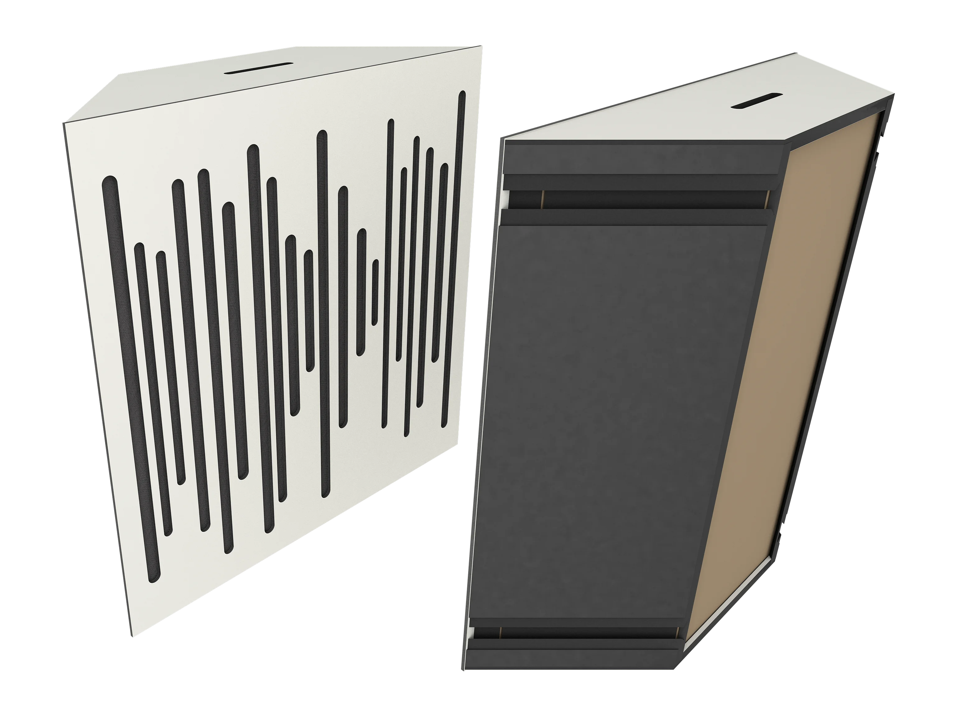 Vicoustic Super Bass Extreme Ultra Bass Trap Acoustic Panel in White Matte