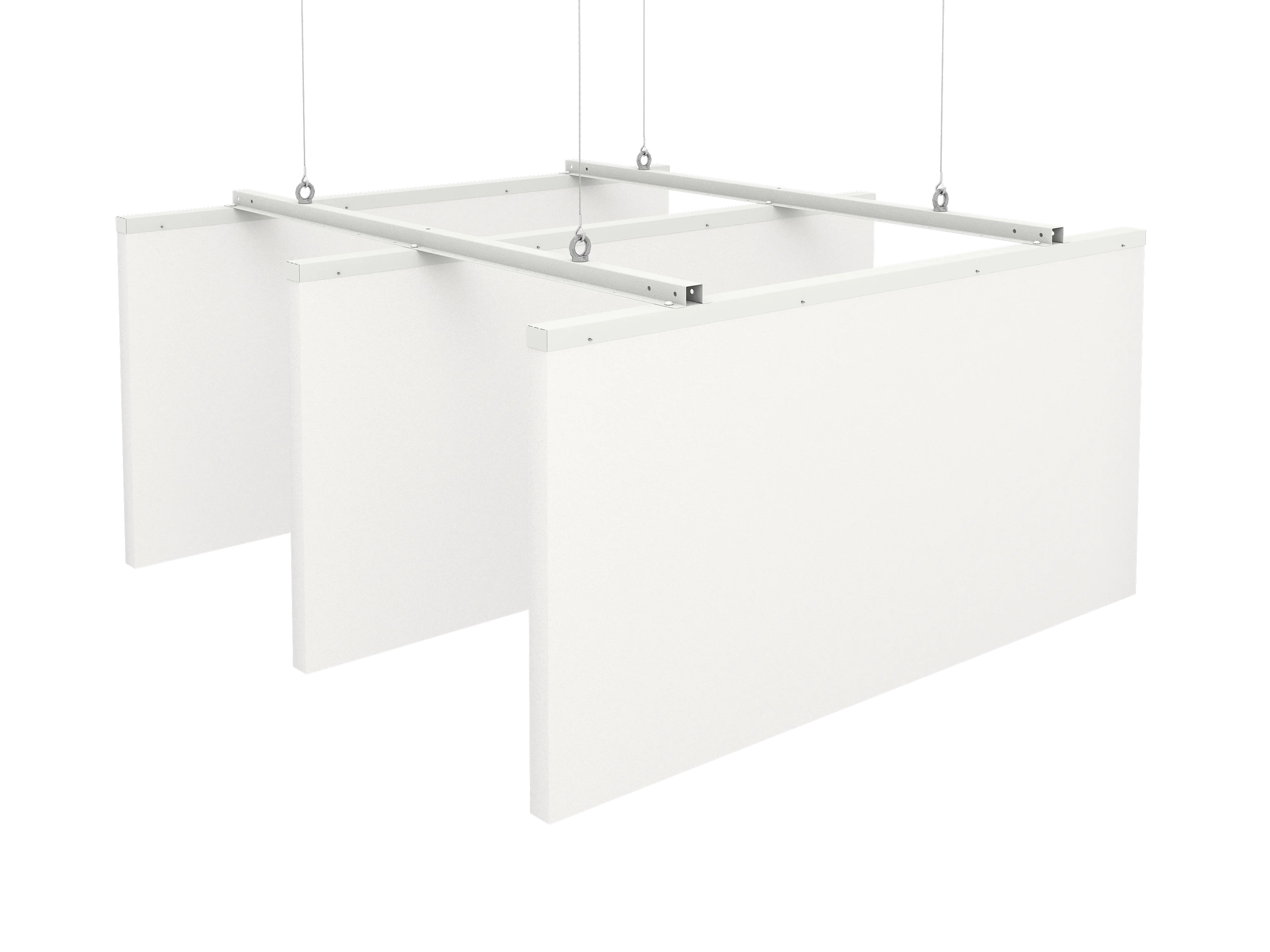 Vicoustic Suspended Baffle Set Versatile Ceiling Acoustic solution in White