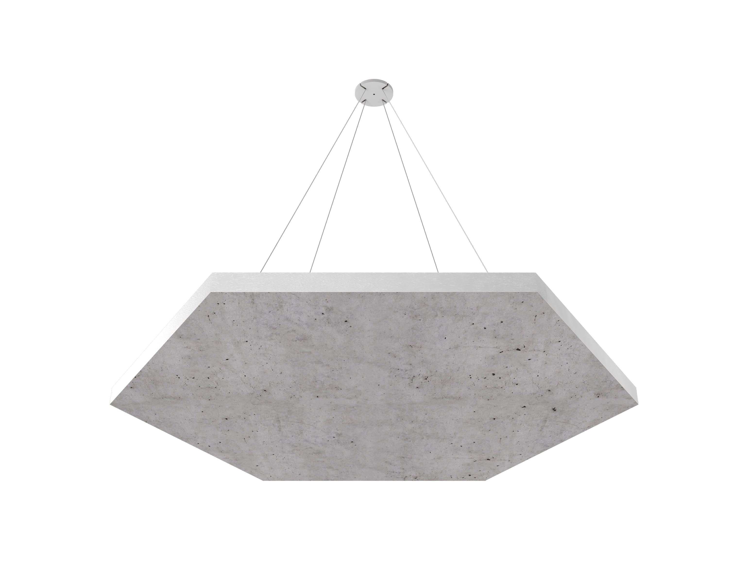 Vicoustic ViCloud VMT Flat Hexagon Patterns Sound Absorbing Acoustic Cloud in Concrete 1