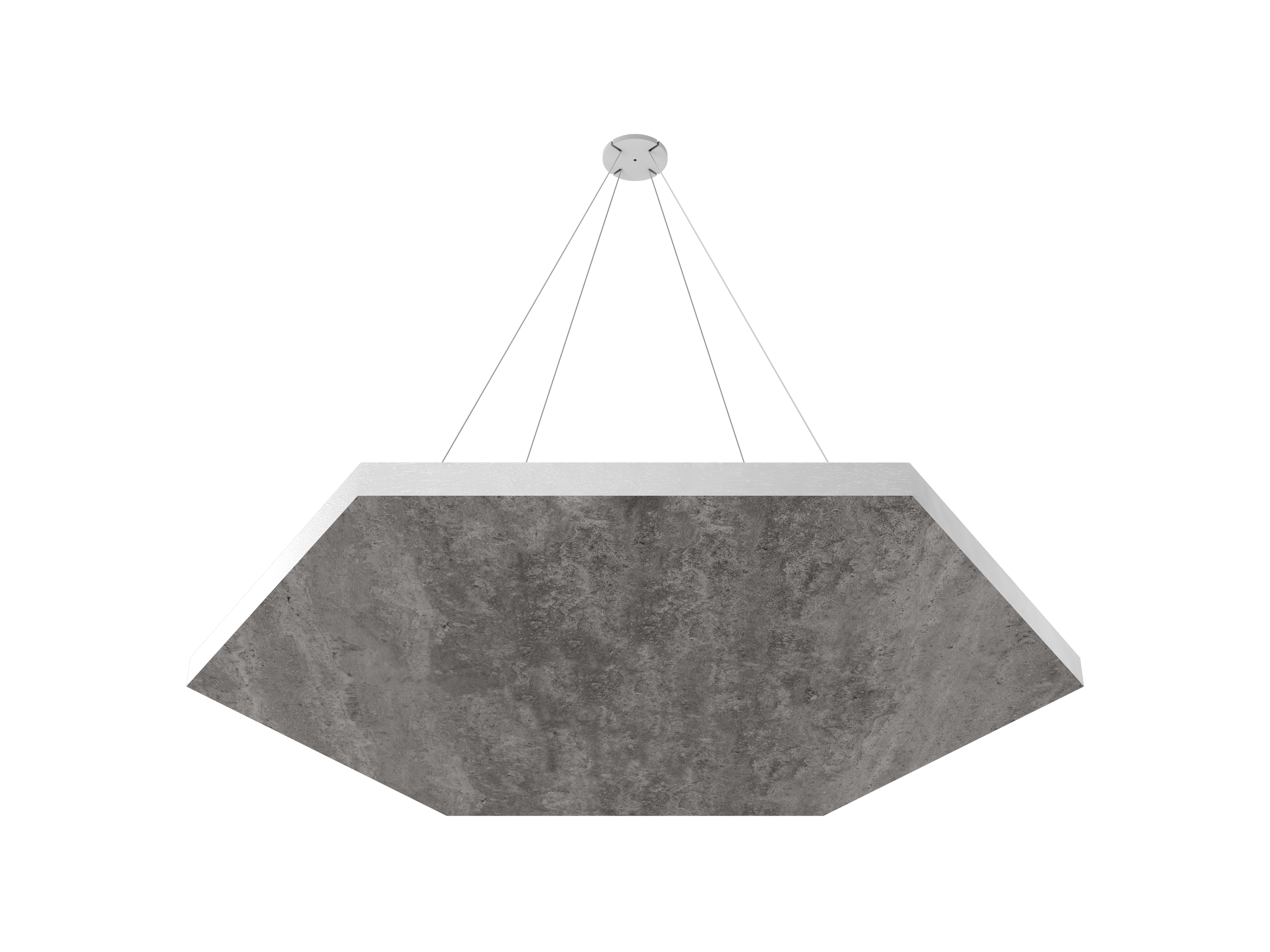 Vicoustic ViCloud VMT Flat Hexagon Patterns Sound Absorbing Acoustic Cloud in Concrete 3