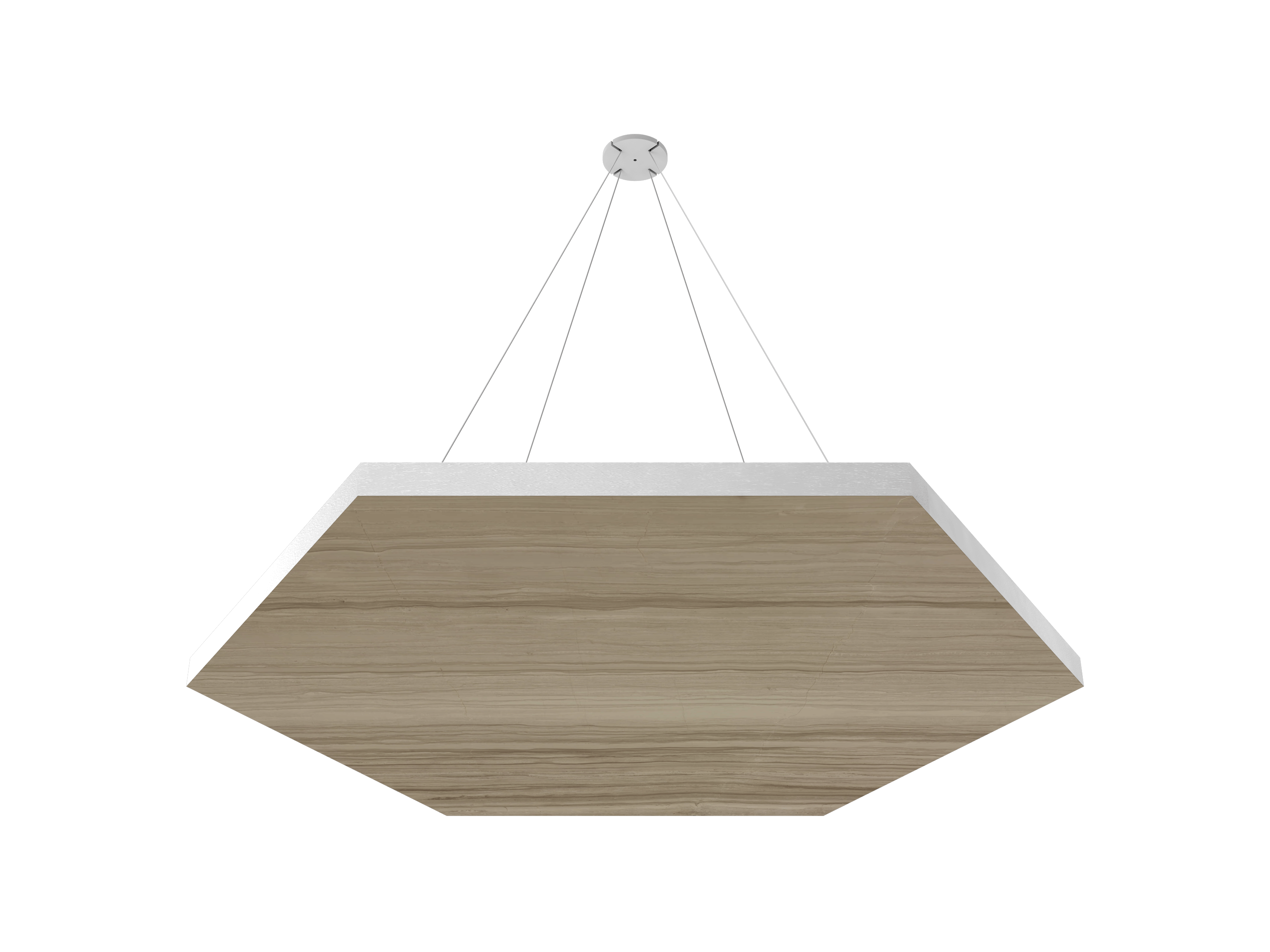 Vicoustic ViCloud VMT Flat Hexagon Patterns Sound Absorbing Acoustic Cloud in Striato Elegante