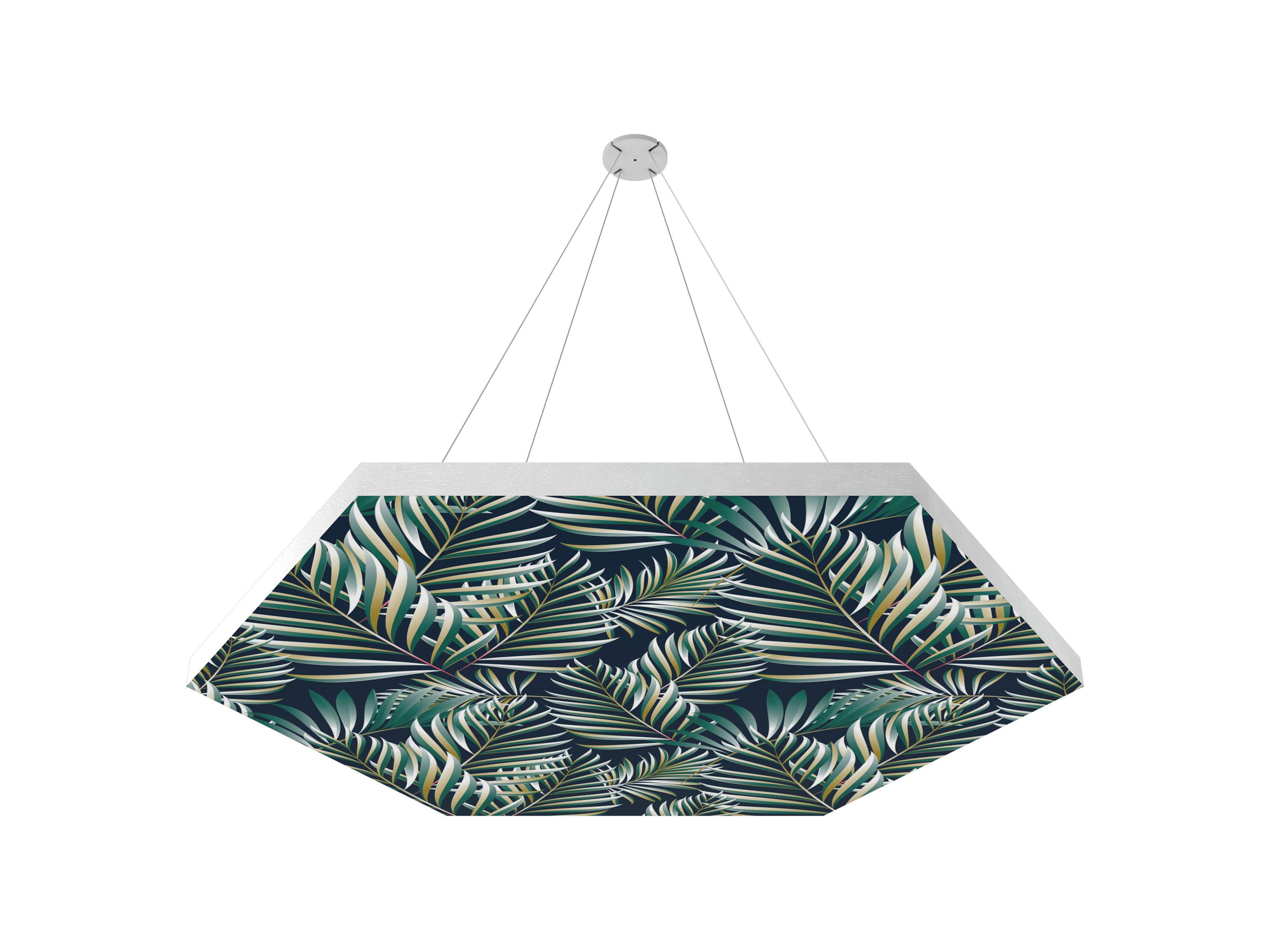 Vicoustic ViCloud VMT Flat Hexagon Patterns Sound Absorbing Acoustic Cloud in Tropical