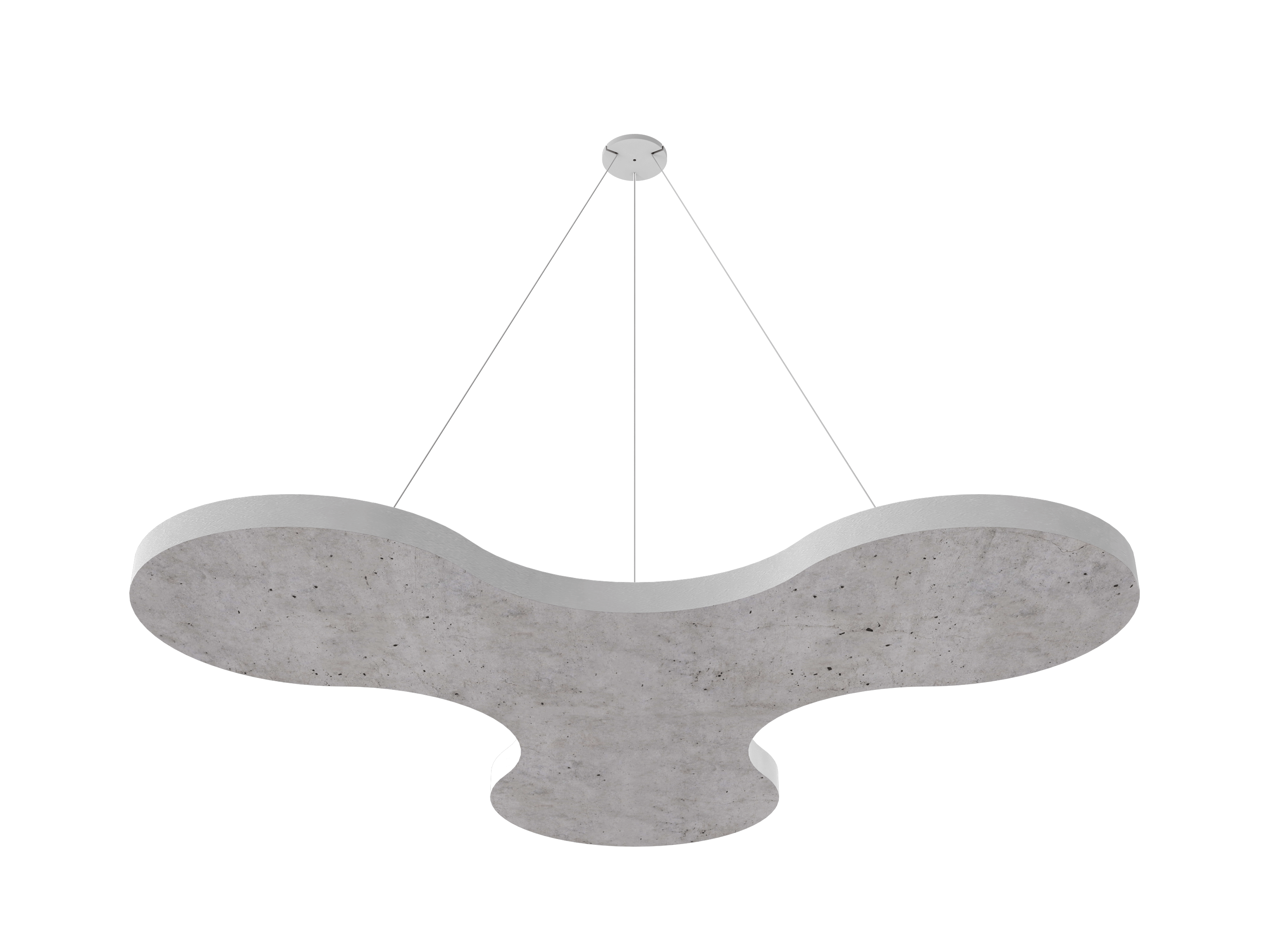 Vicoustic ViCloud VMT Flat Petal Patterns Sound Absorbing Acoustic Cloud in Concrete 1