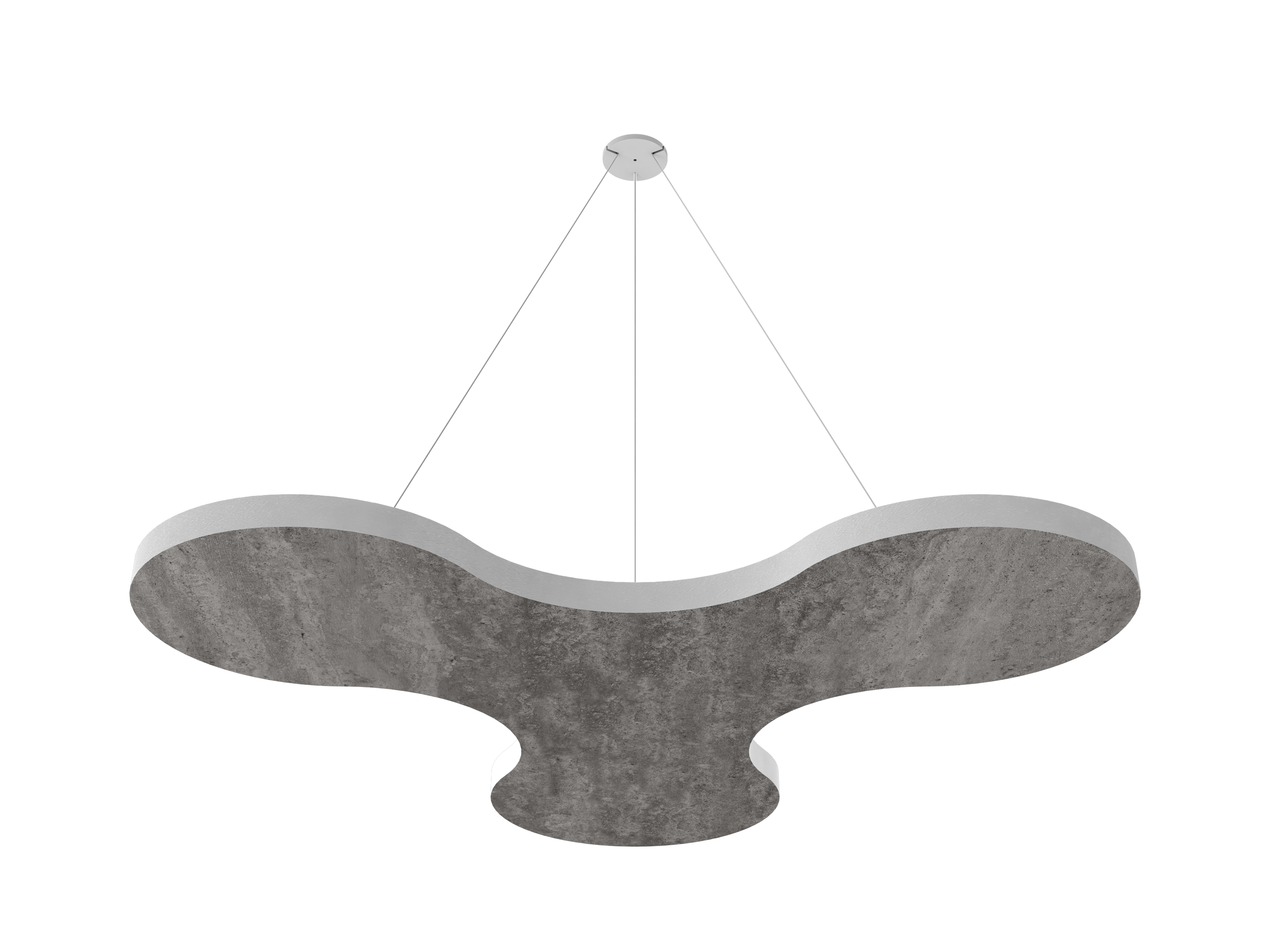 Vicoustic ViCloud VMT Flat Petal Patterns Sound Absorbing Acoustic Cloud in Concrete 3