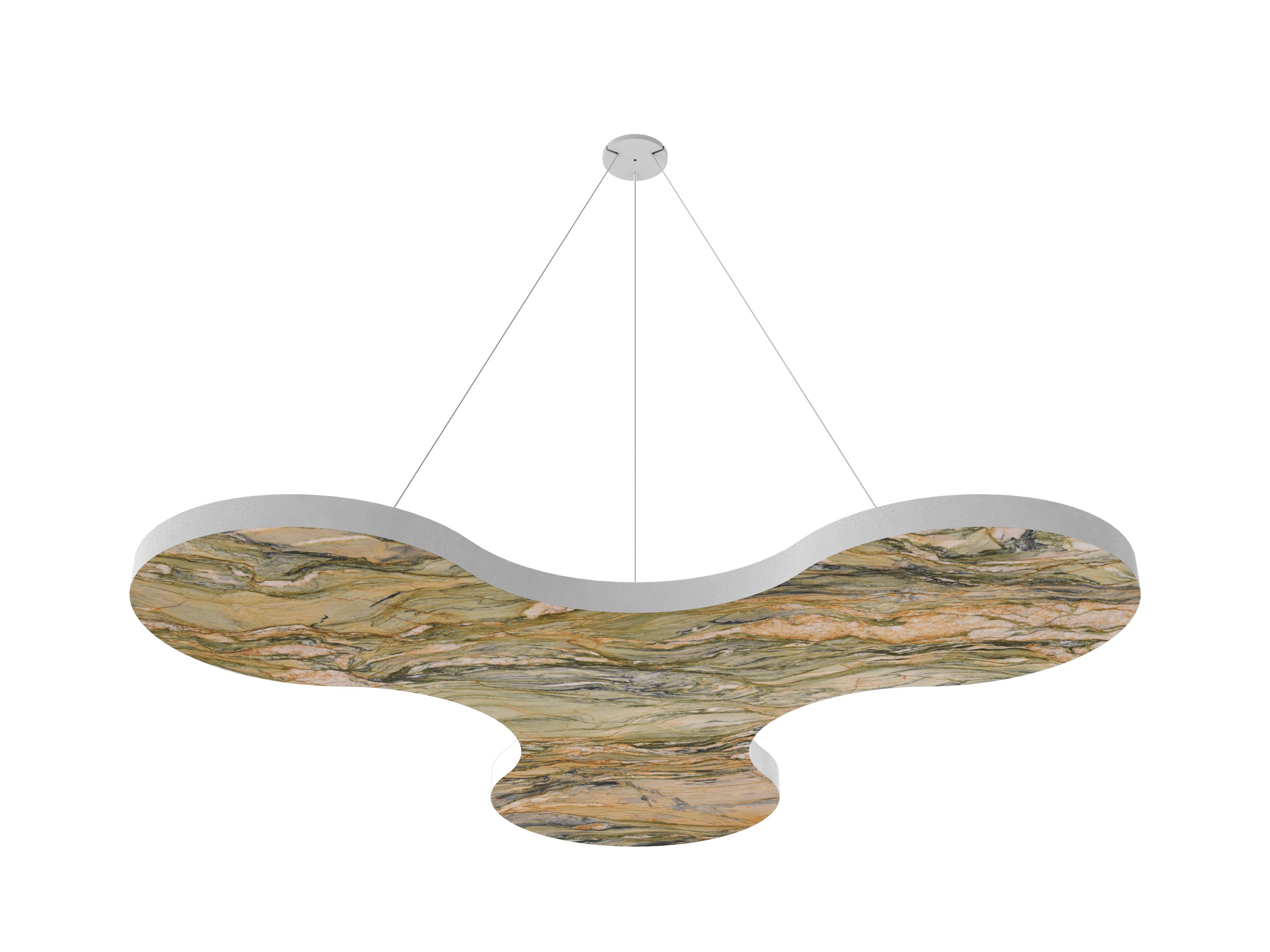 Vicoustic ViCloud VMT Flat Petal Patterns Sound Absorbing Acoustic Cloud in Fusion Wow