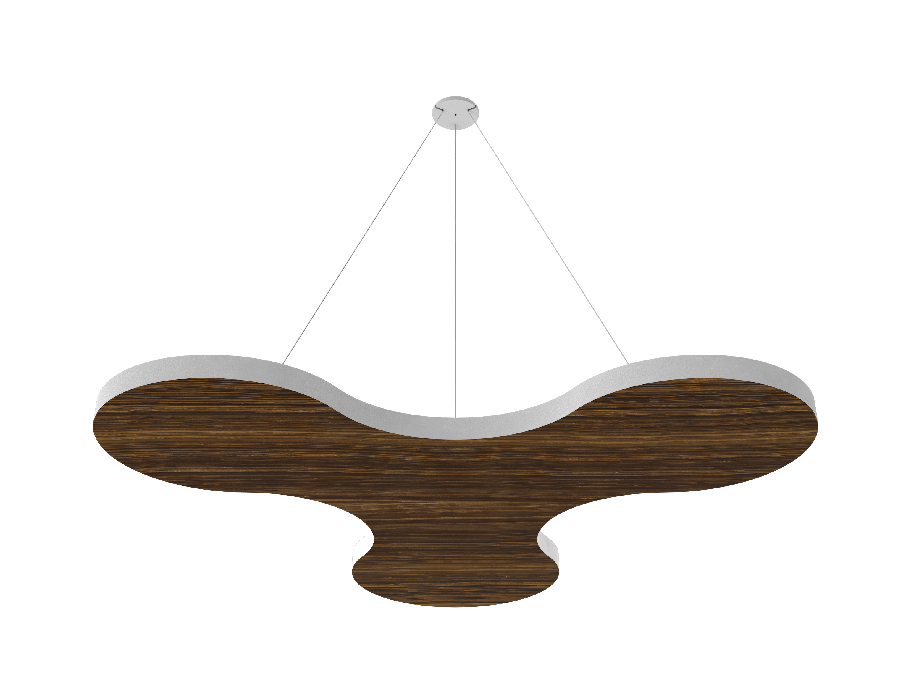 Vicoustic ViCloud VMT Flat Petal Patterns Sound Absorbing Acoustic Cloud in Magic Brown