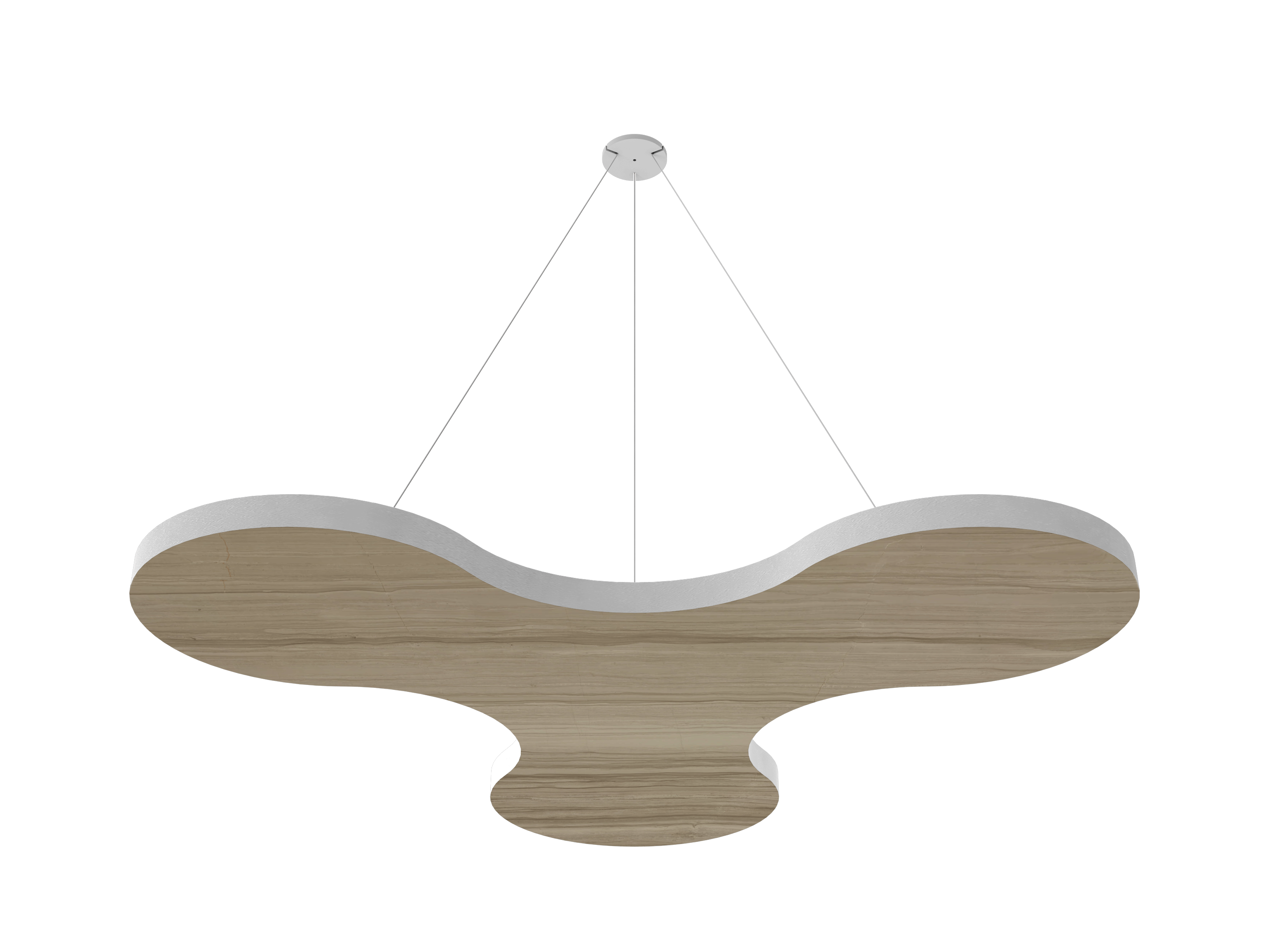 Vicoustic ViCloud VMT Flat Petal Patterns Sound Absorbing Acoustic Cloud in Striato Elegante