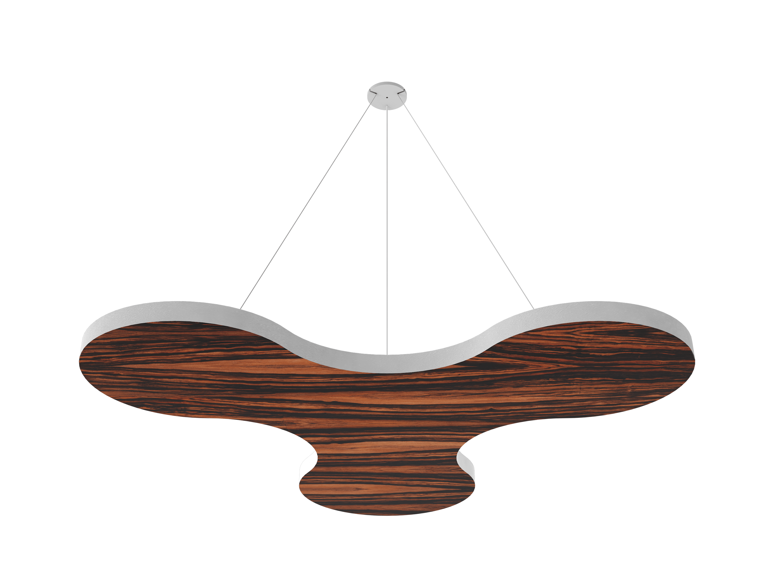 Vicoustic ViCloud VMT Flat Petal Patterns Sound Absorbing Acoustic Cloud in Ebony