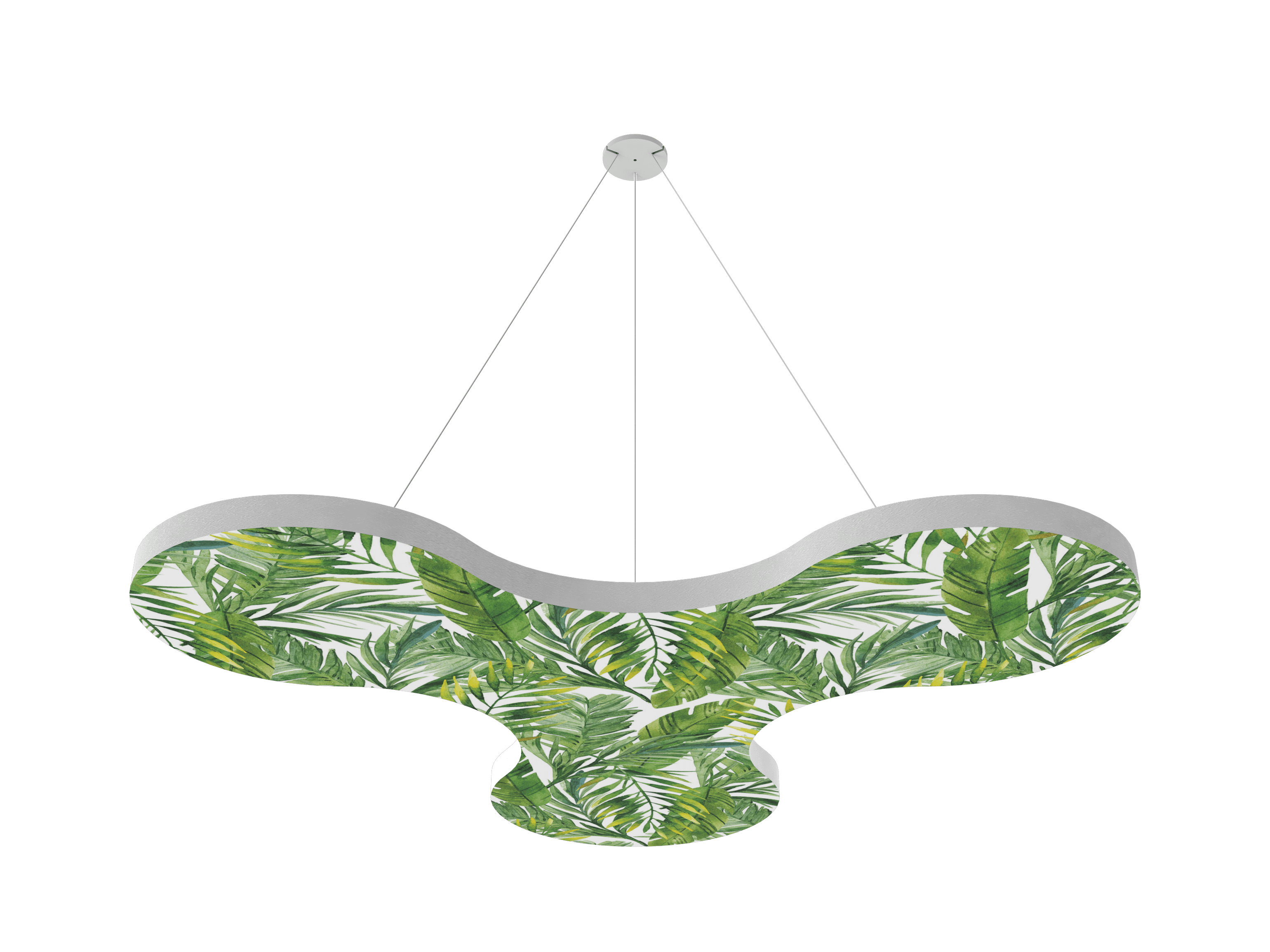 Vicoustic ViCloud VMT Flat Petal Patterns Sound Absorbing Acoustic Cloud in Leafs